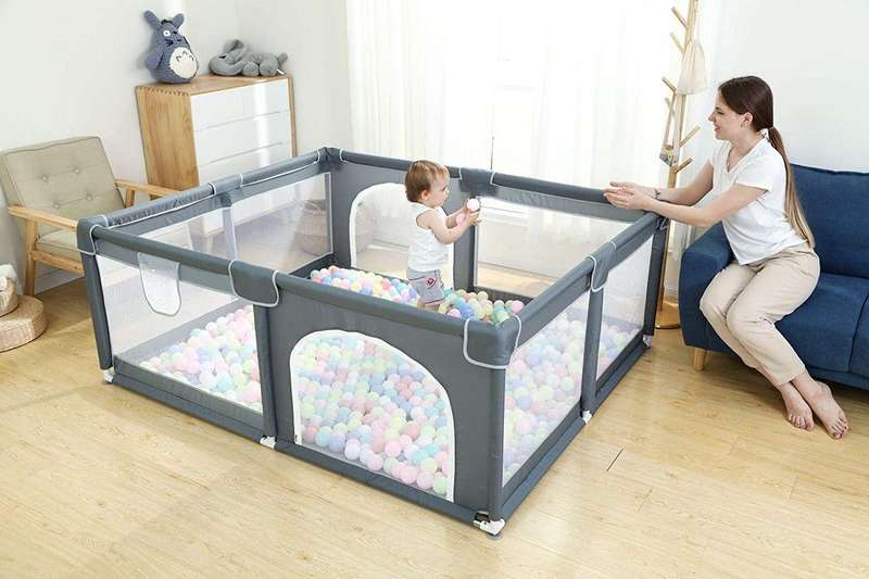 Extra Large Portable Safety Playground - Indoor/Outdoor Anti-Fall Playpen for Kids SA