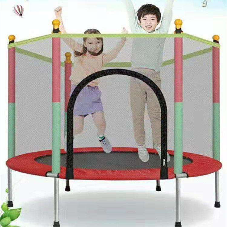 Kids Trampoline with Safety Net & Fence - Outdoor Jumping Bounce Bed for SA