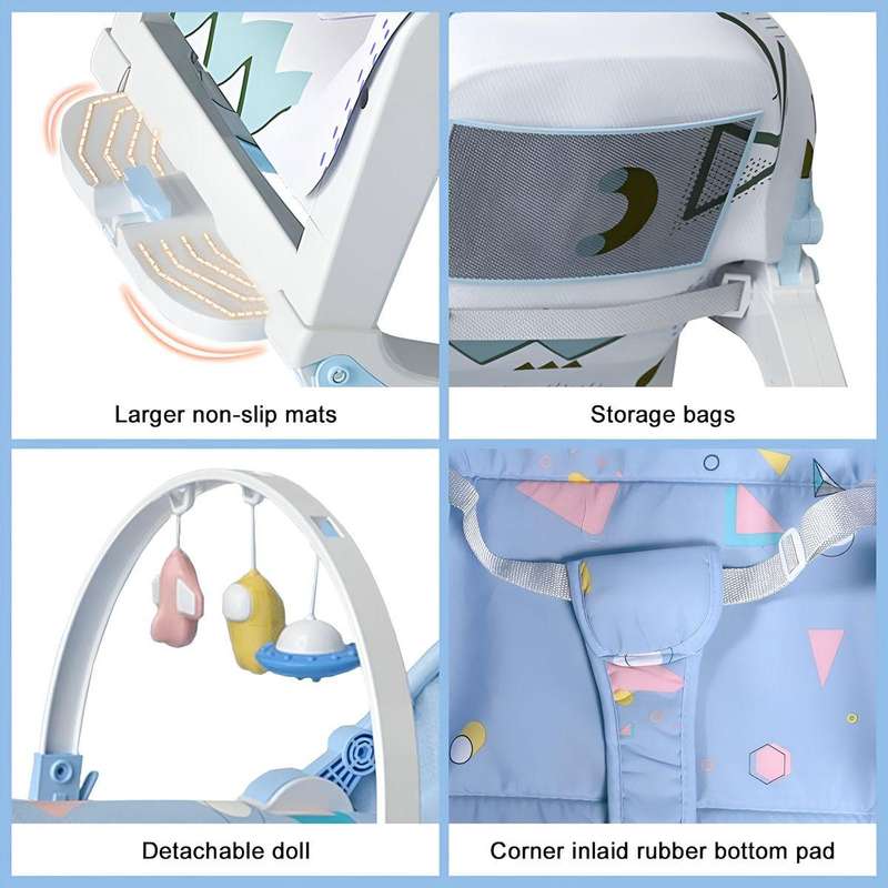 5-in-1 Multi-Functional Baby Dining Chair - High Chair, Booster, Desk & Play Seat Combo - Versatile