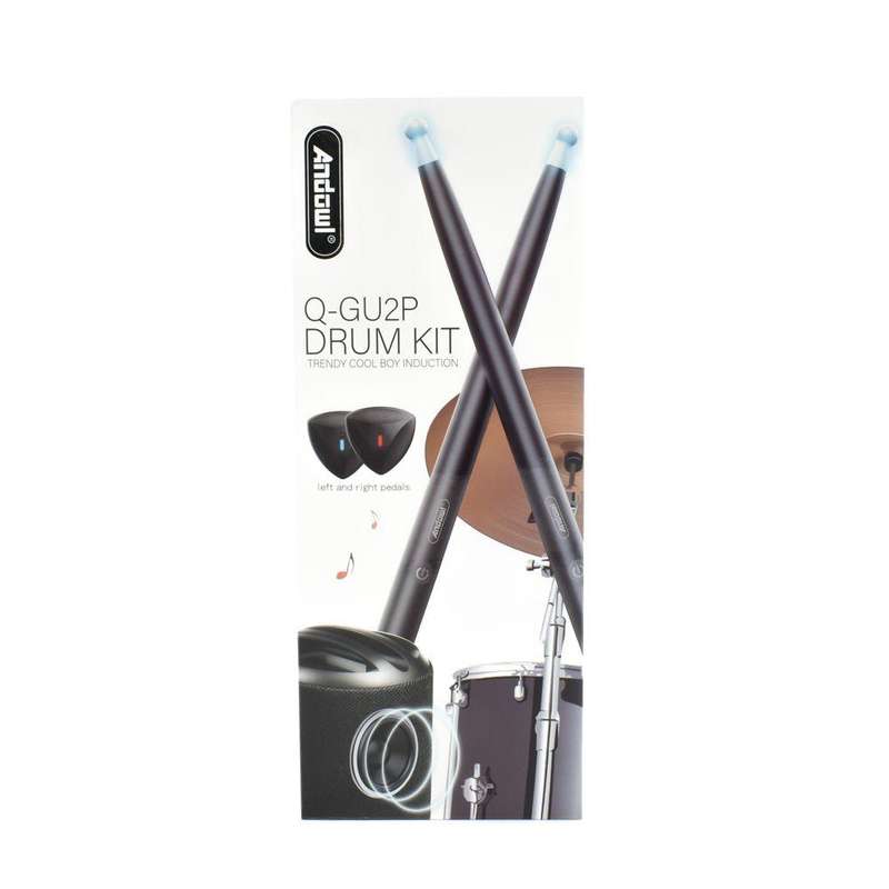 Andowl Wireless Drum Kit - with Two Foot Pedals
