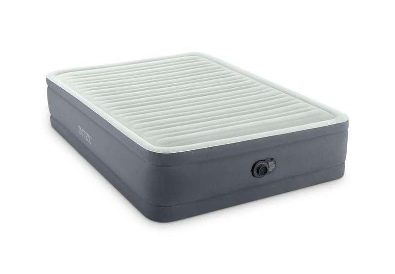 Intex Queen PremAire I Elevated Airbed - Ultimate Comfort with Built-in Pump