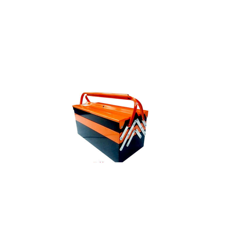 3-Tier 5-Tray Metal Tool Box  Heavy-Duty Portable Storage Organizer for Tools, Screws & Hardware