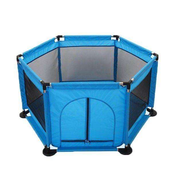 Kids Happy Playpen Game Fence with 50 Soft Balls  Indoor/Outdoor Safety Play Area