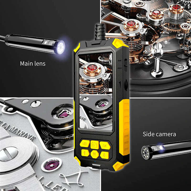 Inspection Camera with LED Light, Flexible Cable & USB/Type-C Comp