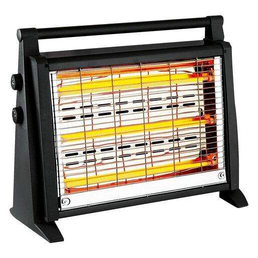 3 Bar 1800W Quartz Heater with Fan & Humidifier