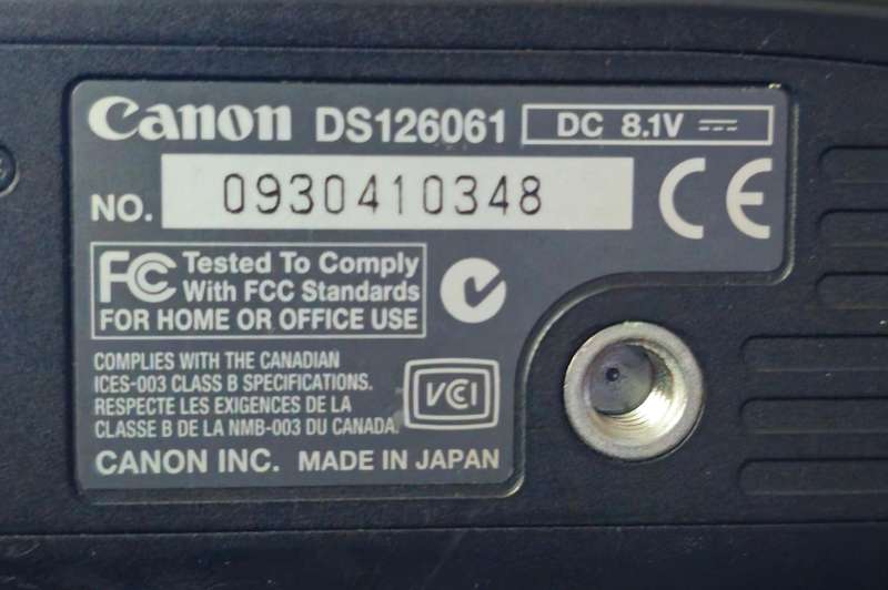 Canon EOS 20D with an EFS 17-85mm Lens