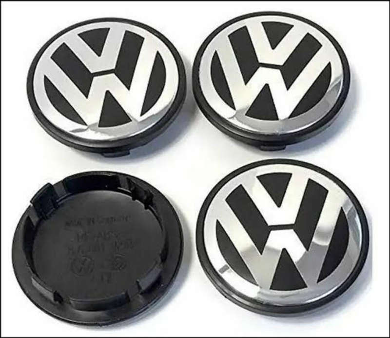 Volkswagen Wheel Badges (65mm, 4 piece)