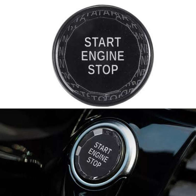 BMW E-series Crystal Start Stop Button (Black)