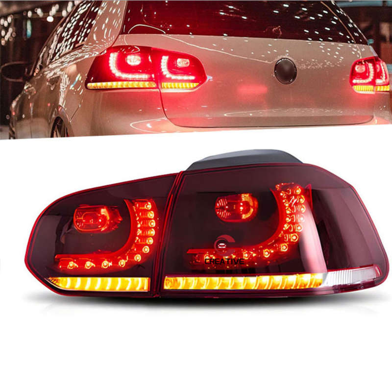 VW Golf  6 Smoked LED R20 Tail Lights