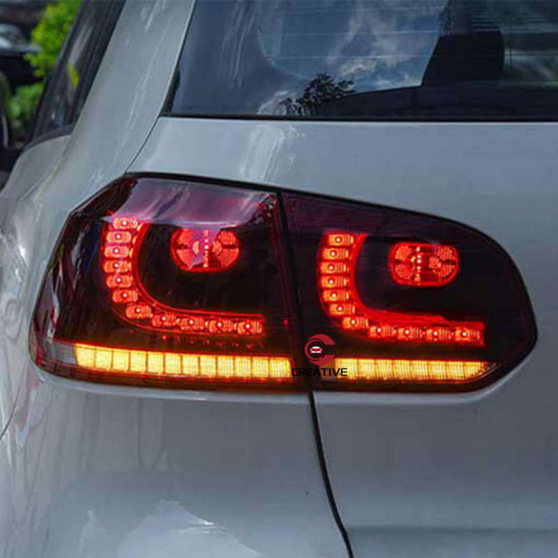 VW Golf  6 Smoked LED R20 Tail Lights