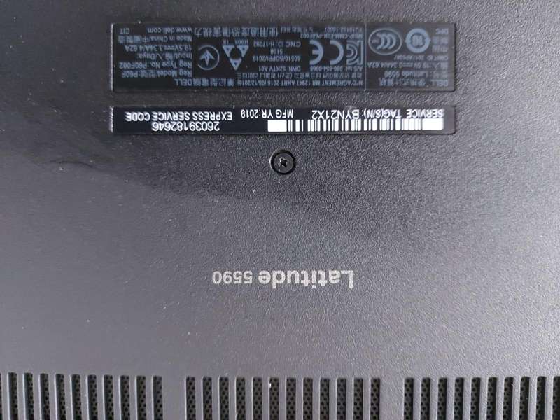 Dell Latitude 5590 i5-8250U 1.60GHz 8GB Ram 238GB NVMe SSD Storage