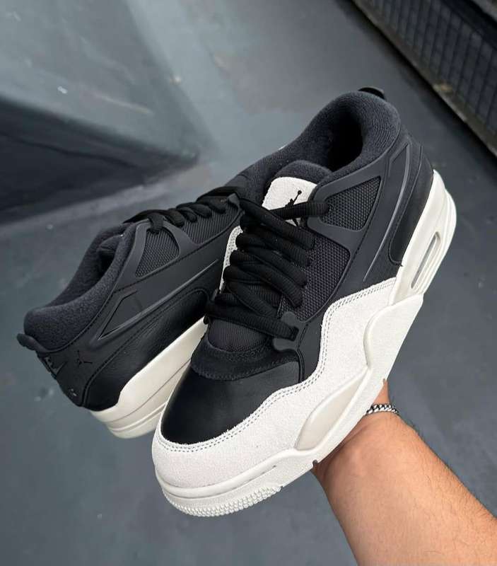 Air Jordan 4 x Nigel Sylvester RM Black Light Bone