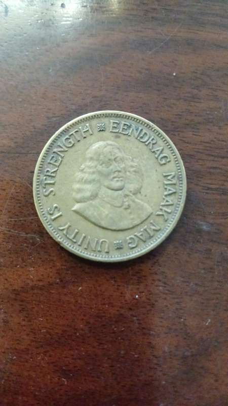 1962 South Africa 1 Cent coin  Circulated