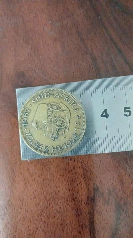 1962 South Africa 1 Cent coin  Circulated