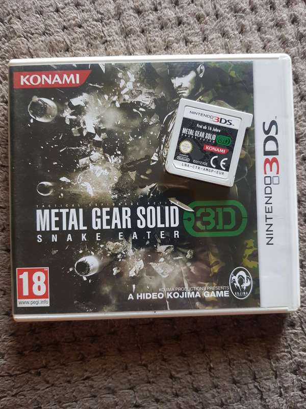 Metal Gear Solid Snake Eater 3D Nintendo 3DS Game