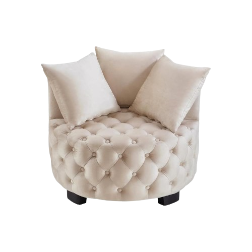 Emma Tufted Leisure Accent Chair