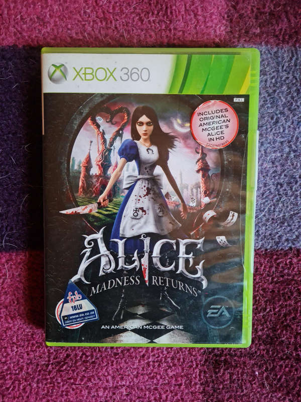Xbox 360, Alice Madness Returns, CIB,