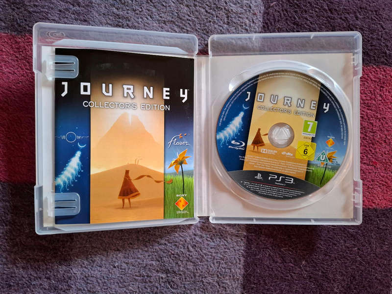 PS3 Journey Collectors Edition, disc in good condition, CIB