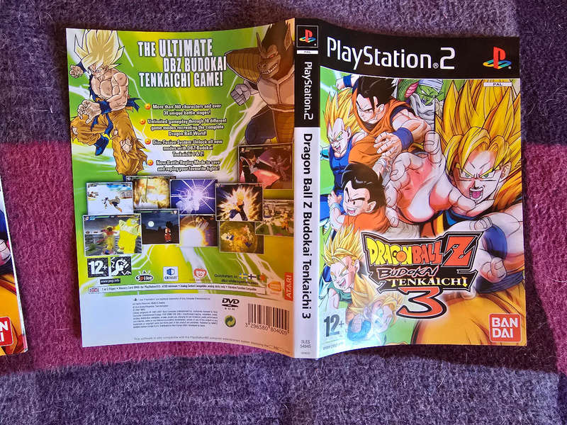 PS2 Dragonball Z Budokai Tenkaichi 3, CIB, disc in good condition