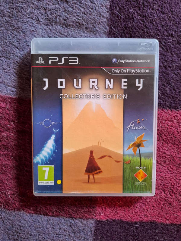 PS3 Journey Collectors Edition, disc in good condition, CIB