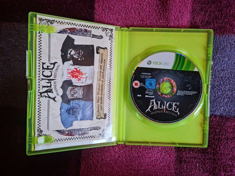 Xbox 360, Alice Madness Returns, CIB,