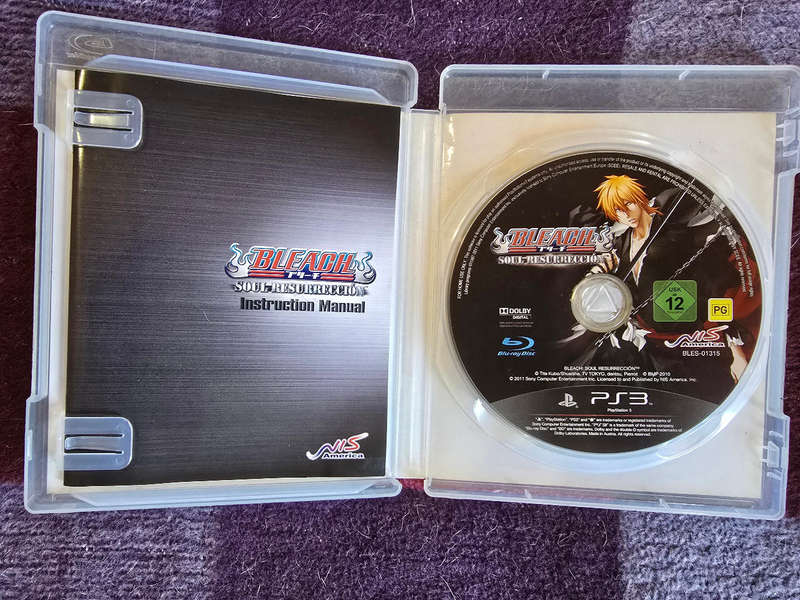 PS3 Bleach Soul Resurrection, disc in good condition