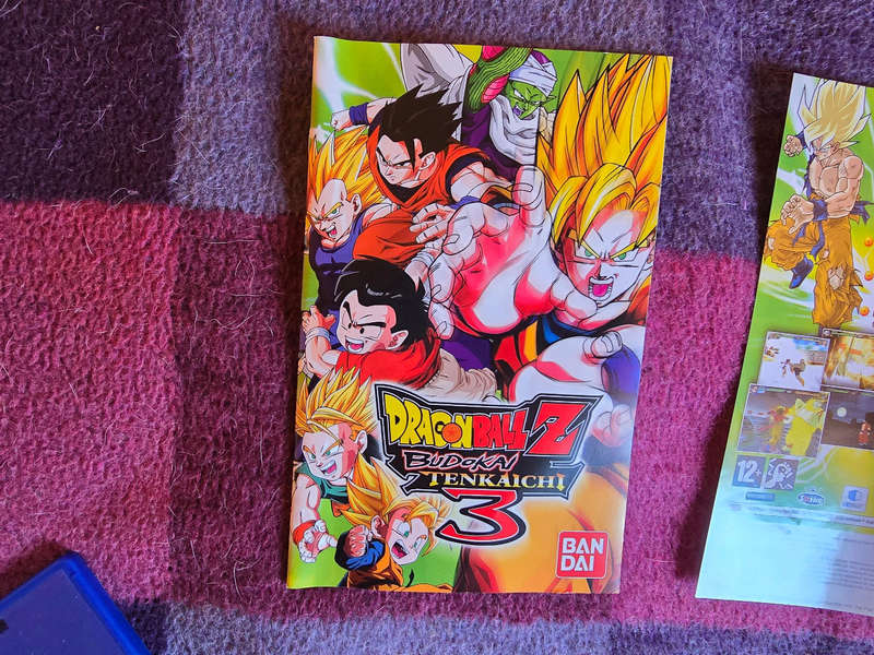 PS2 Dragonball Z Budokai Tenkaichi 3, CIB, disc in good condition