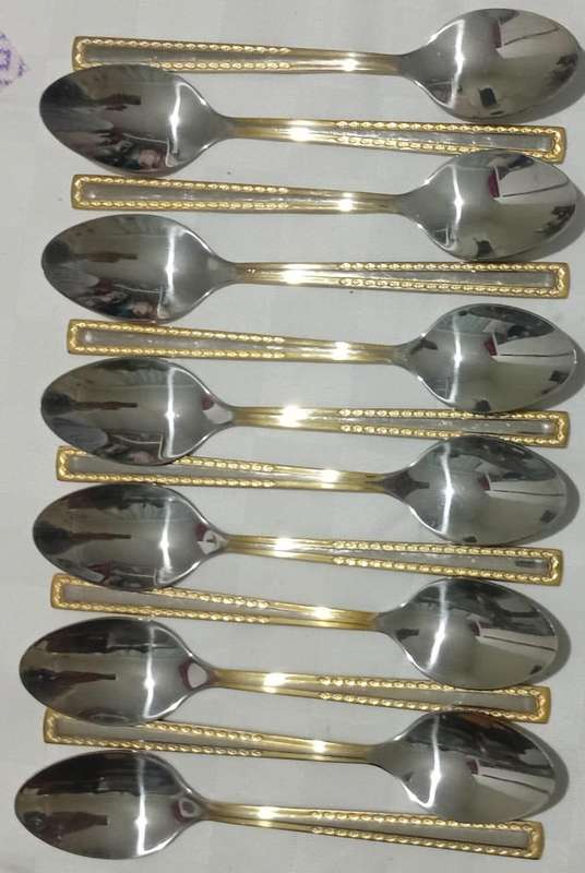 Vintage Solingen 18/10, 24 CT Gold Plated Cutlery Set in Briefcase