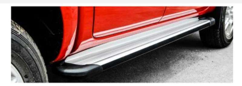 Side Steps for a Toyota Hilux Single Cab - 2007-2015.