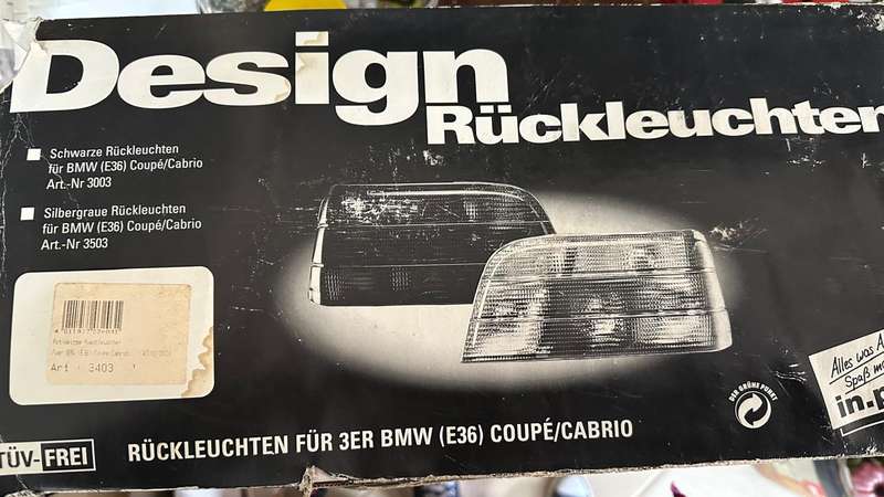 Original BMW E36 Coupe Cabrio Tail Lights