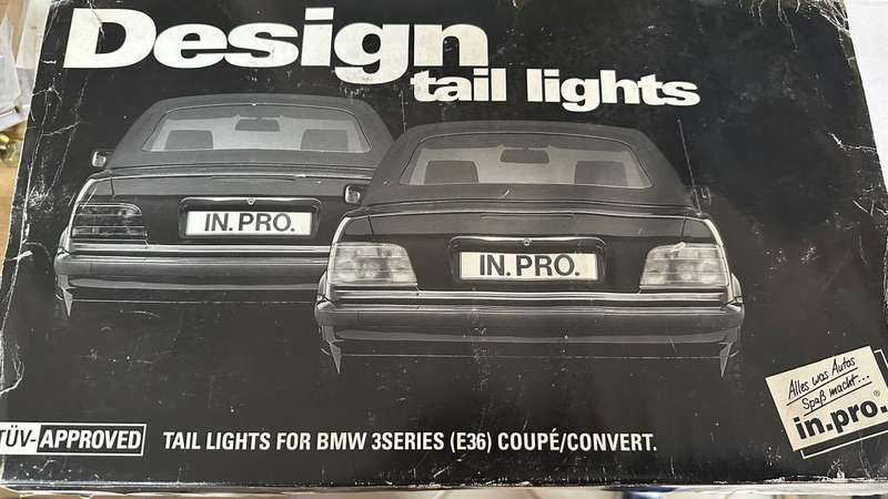 Original BMW E36 Coupe Cabrio Tail Lights