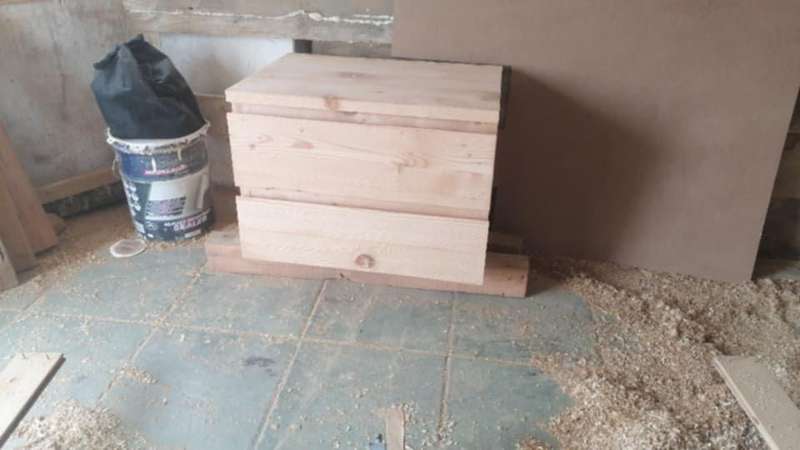 Custom made real wood bathroom vanities