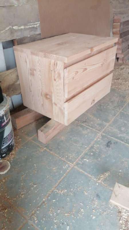 Custom made real wood bathroom vanities