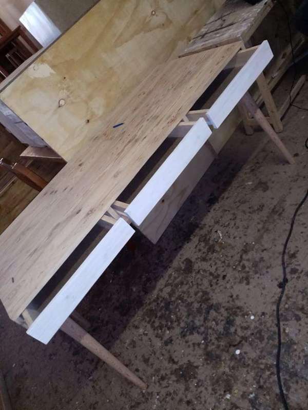 Bespoke real wood desks according to your design or dimensions free delivery