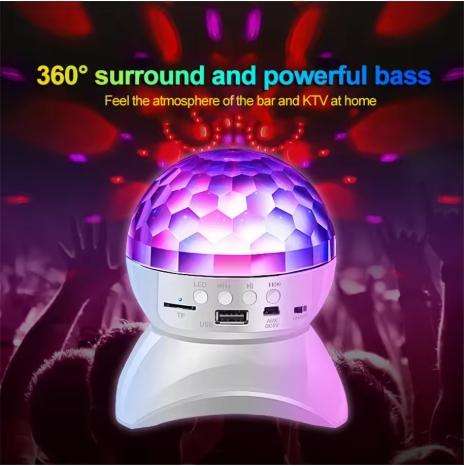 New LED Crystal Disco Ball Effect Stage Light