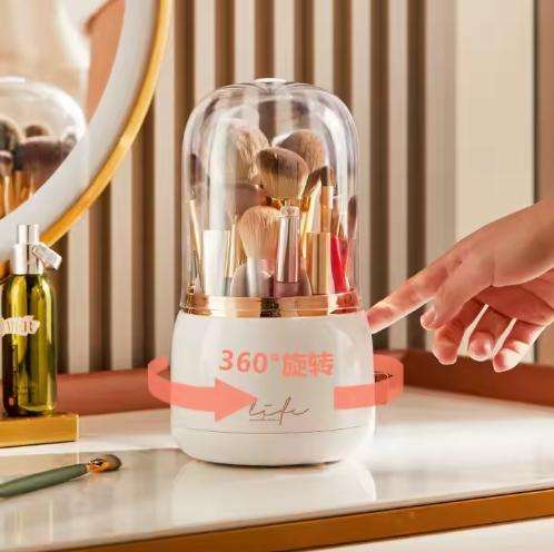 360°rotary cosmeticbrush storage box