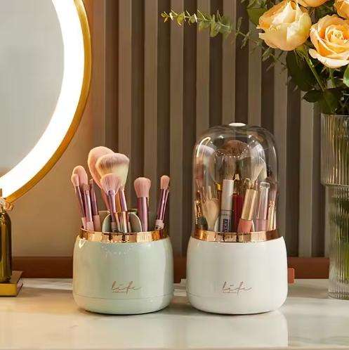 360°rotary cosmeticbrush storage box