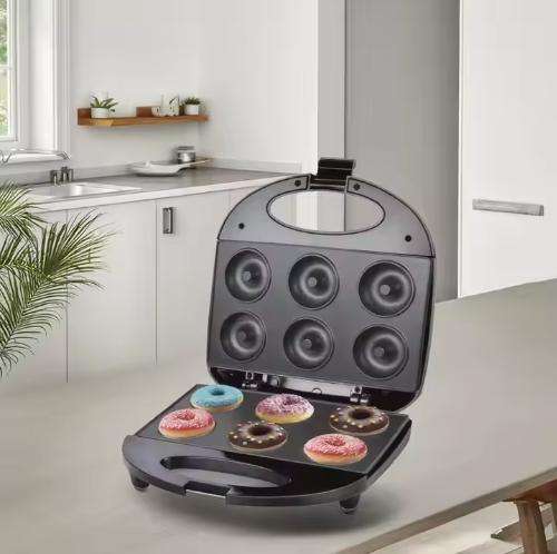 Non-Stick Donut Maker with Automatic Temperature Control
