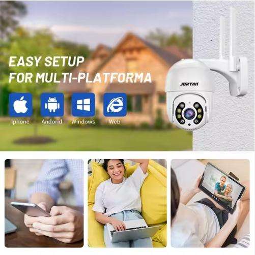 4 Channel WiFi Smart Camera Kit - Full HD, Remote Viewing