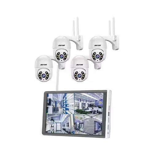 4 Channel WiFi Smart Camera Kit - Full HD, Remote Viewing