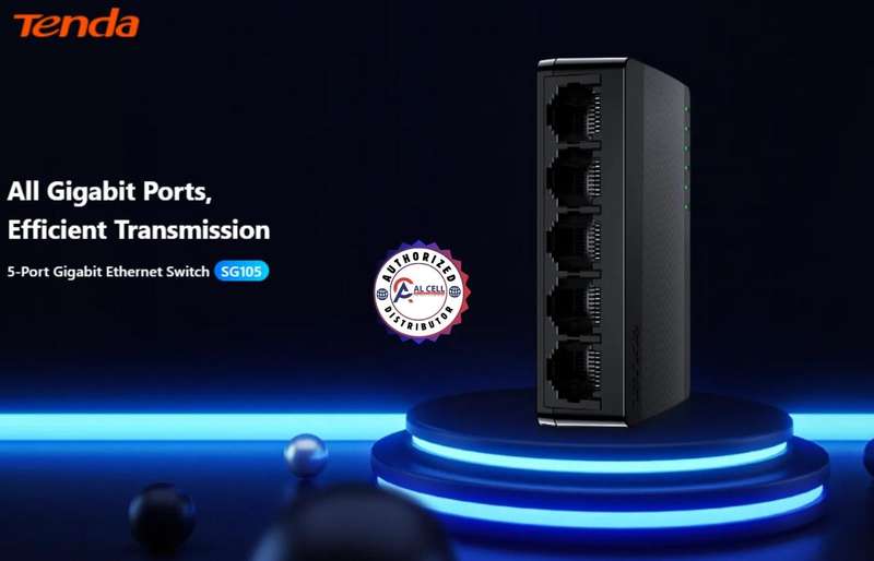 Tenda 5-Port Gigabit Ethernet Desktop Switch