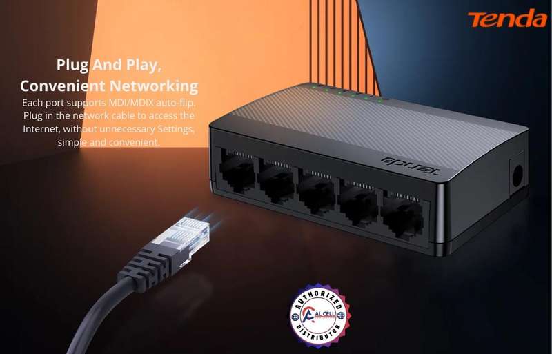 Tenda 5-Port Gigabit Ethernet Desktop Switch