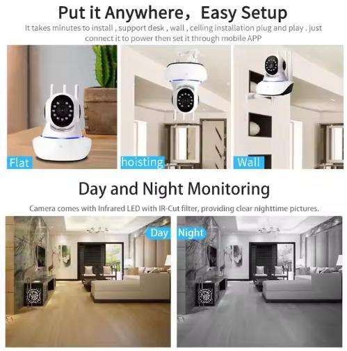 HD Smart  Camera Panoramic Baby Camera Monitor Wifi Network