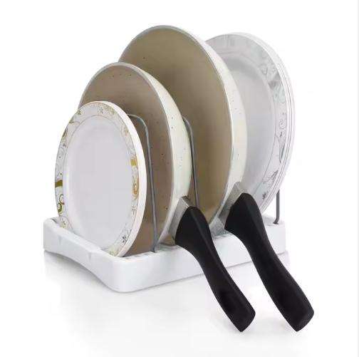 Kitchen Multifunctional Detachable Pot Cover Bowl Rack Cutlery Storage Rack