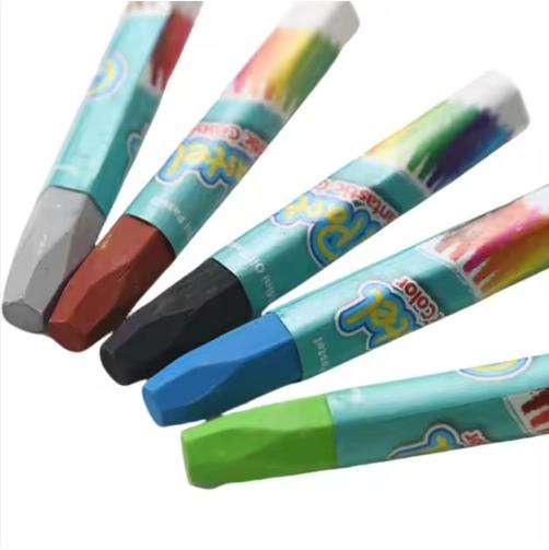 24 Color Dazzling Painting Pen Set Washable Children's Crayon Oil Painting Stick