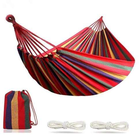 Comfortable Cotton Folding Hanging Hammock