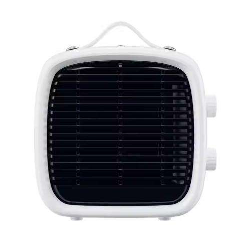 Fashionable PVC Leather Handle PTC Fan Heater with Cool/Warm/Hot Wind Option Electric Heaters