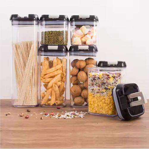7-Piece Airtight Kitchen Food Cereal Pantry Storage