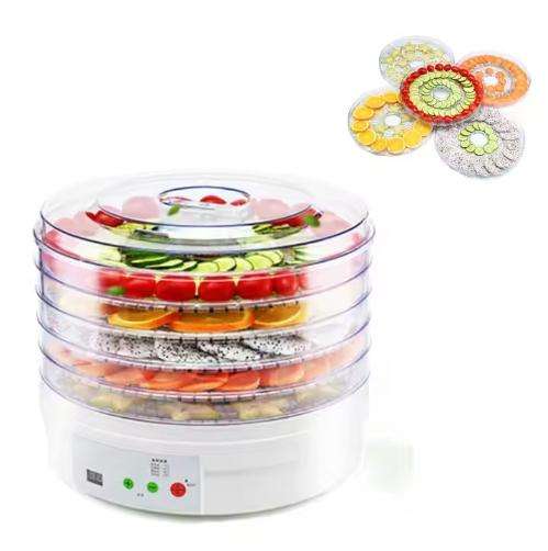 Electric 5 Trays Fruit Dehydrator Machine Adjustable Food Dehydrator