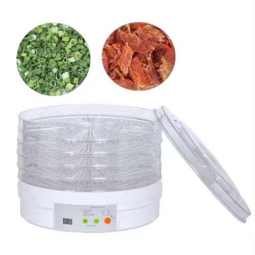 Electric 5 Trays Fruit Dehydrator Machine Adjustable Food Dehydrator